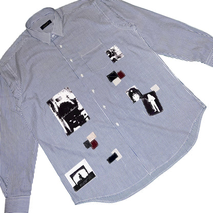 Blue Striped Button Down Shirt