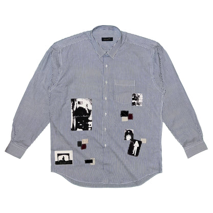 Blue Striped Button Down Shirt